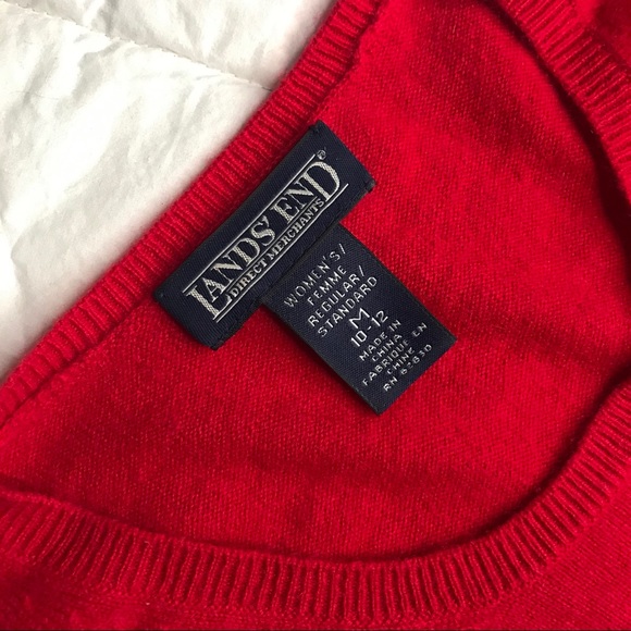 Lands’ End 100% Cashmere Short Sleeve Sweater - Picture 7 of 7